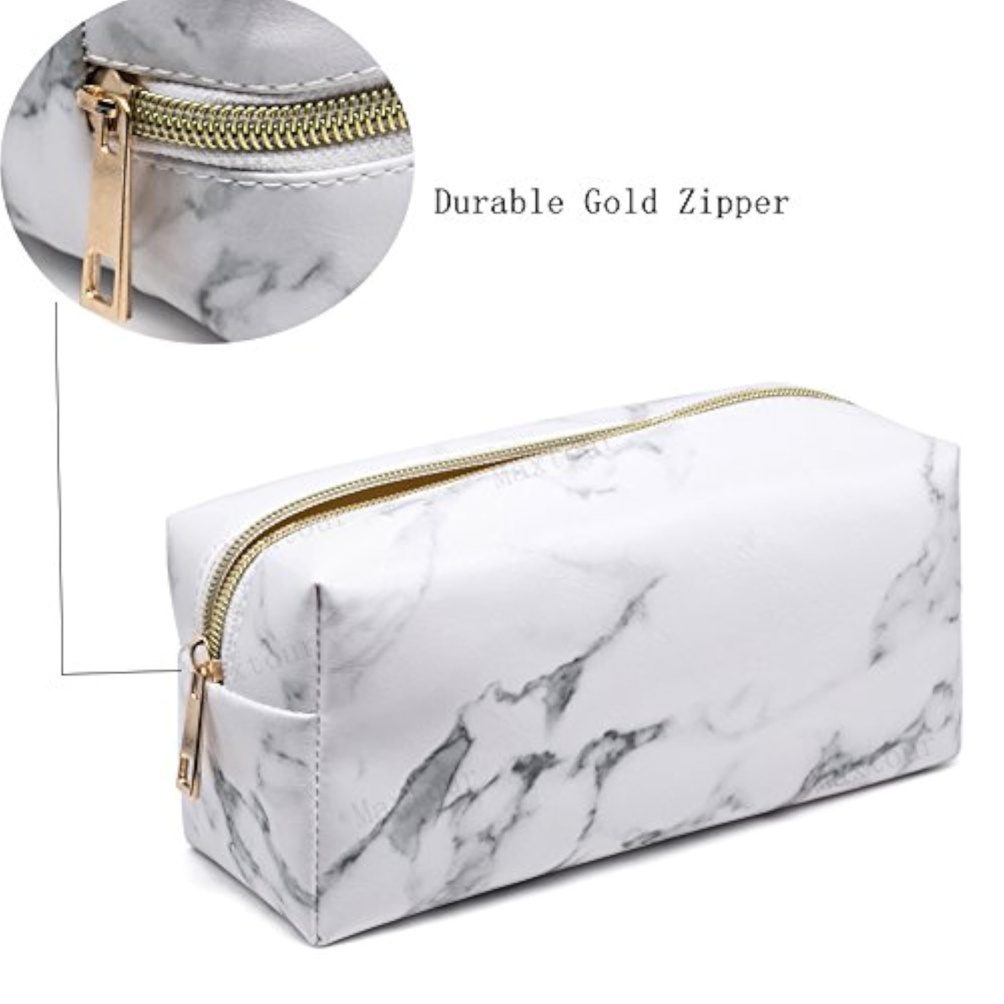Marble Makeup Bag Organizer, Portable Cosmetic Pouch