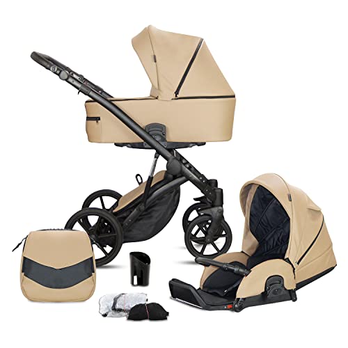 Kombi-Kinderwagen PADUA Fb. Caramel Cover