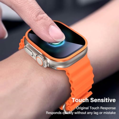 UniqueMe for Apple Watch Ultra 3/Ultra 2/Ultra 49mm Privacy Screen - Orange — view 4