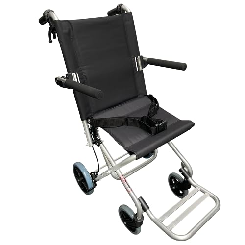 Silla de traslado de aluminio con bolsa de viaje