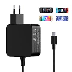 Jippofu Alimentatore Caricatore Compatibile con Nintendo Switch Steam Deck 45W USB C Caricabatterie Rapida per Switch OLED Switch Lite Tipo C Charger Adattatore PC portatile Telefono 20V/2.25A 15V/3A