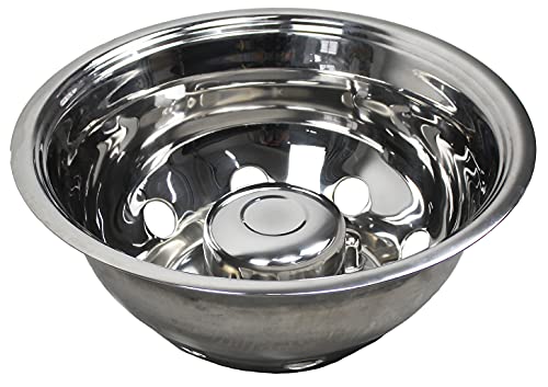 XIUHUA 16 Inch Stainless Steel Wheel Simulators for 1992-2007 Ford E350 E450 RV Motorhome Van - Thumbnail 4
