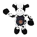 Petstages Pulleez Cow - gioco peluche per cani - con sonaglio e cordino da tirare - bianco - taglia unica