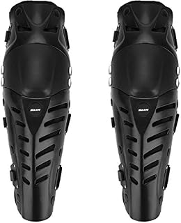 GuTe Knee Pads, Black Adjustable Long Leg Sleeve Gear Crashproof Antislip Protective Shin