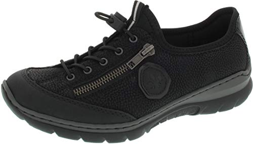 Rieker L3263, Sneaker, Schwarz (schwarz/schwarz/schwarz/schwarz), 38 EU (5 UK)