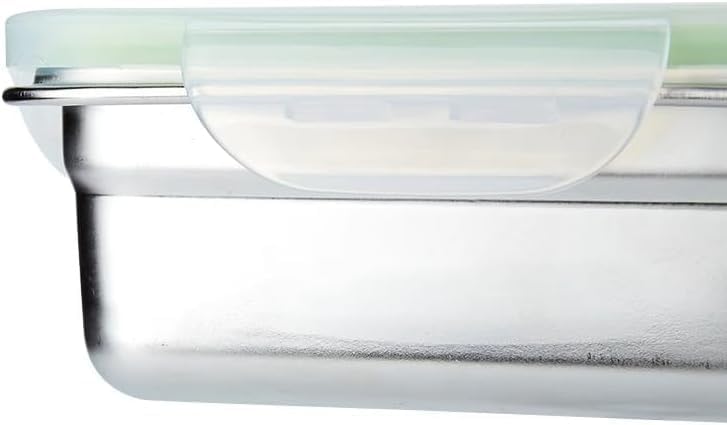 Set of 3 Stainless Steel Sandwich Containers - Food Grade Metal Base with a BPA Free Leakproof & Airtight Silicone Seal Lid. Great for Sandwiches, Snacks, Meal Prep & Food Storage - Blue/Green/Orange - Image 7