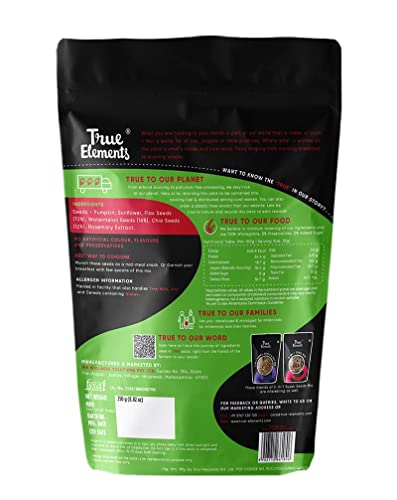 Image of True Elements 5 in 1 seeds mix 250g and Dark Chocolate Minis 100g
