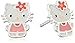 Hello Kitty Sterling Silver Stud Earrins