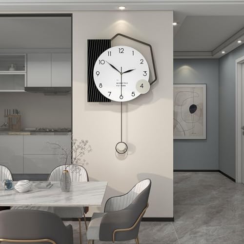 Horloge murale à pile, grand cadran d'art moderne pour votre déco - 4