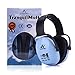 Hearing Protection Earmuff/Headphone for Toddlers, Kids, Teens, and Adults. Amplim Noise Cancelling Headphones, Earmuffs for Kids Ear Defenders - Airplane, Concert, Outdoor, Lawn Mower - Blue