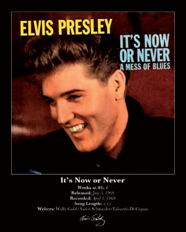 Elvis Presley Limited Edition Record Sleeve Art Print Collection #TOP6