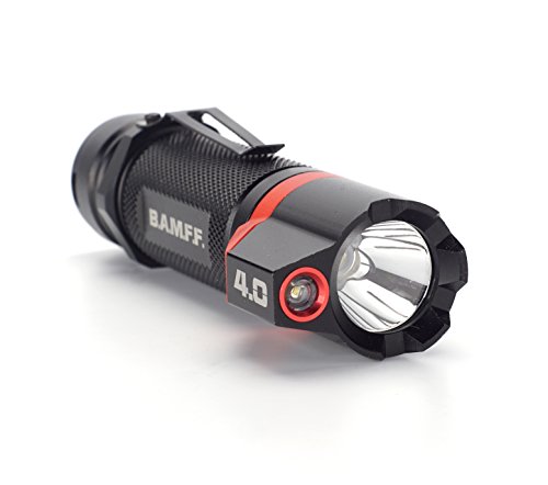 Striker Hand Tools 00339 Lumen Dual LED Tactical Flashlight, Negro/Rojo, Talla única