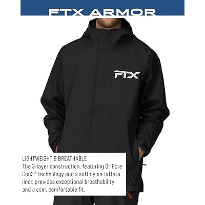 FROGG TOGGS Men's FTX Armor Premium Waterproof Rain, Fishing/Anglers Jacket