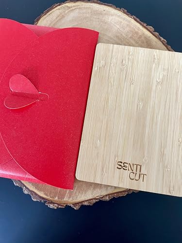 Engagement I Love You Card, Romantic Wooden Card For Anniversary, Wedding, Birthday, Valentines Day For Her, Him, Wife, Husband, Girlfriend, Boyfriend Gift - 5