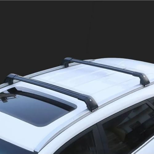 2PCS Crossbar Cross Bar Fit for Mitsubishi Outlander 2022-2025 Aluminum Luggage Cargo Carrier Roof Rack Rails Anti-Theft Locks Lockable (Silver) — view 6