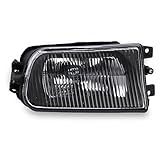 PENSUN Fog Lights Black Housing Fit for 1997-2000 BMW E39 5 Series 528i 540i / 1999-2002 BWM Z3, Front Bumper Fog Lamp Assembly, Left Driver Side