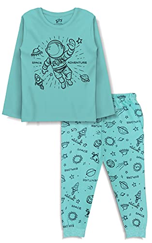 Image of minicult Baby Boy's & Baby Girl's Cotton Printed Top and Pyjama Set Pack of 2