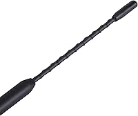 Vista 3 de Antena aérea, antena universal de 9 pulgadas de goma, repuesto de mástil antiruido, antena de radio FM aérea con accesorios de rosca de tornillo