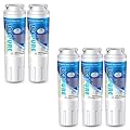 ICEPURE UKF8001 Replacement for Whirlpool Filter 4, Everydrop EDR4RXD1, FMM-2 Maytag UKF8001AXX-200 9084 4396395 MPF15090 WF-UKF8001,WF295,SGF-M9,RWF0900A Refrigerator Water Filter,5PACK