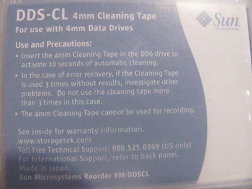 Sun DDS-CL 4mm Cleaning Tape for 4mm Data Drives 003-3831-01 T13264