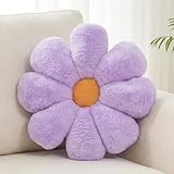 Aryan Bodenkissen, Blumenkissen, niedliches Bodenkissen, adrettes Raumdekorkissen für Schlafzimmer, Sofa, Couch, 38 cm (lila)