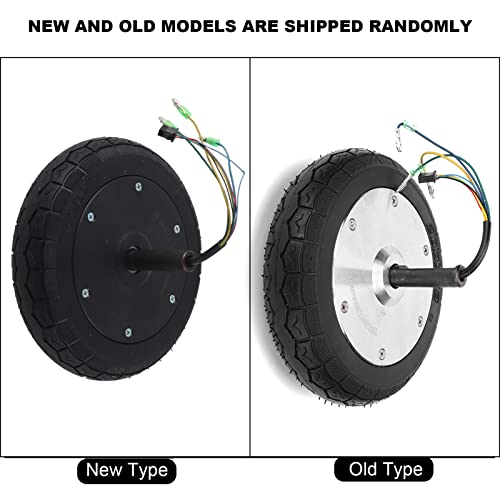 36V 350W Wheel Hub Motor, Scooter Hub Motor for 8inch Electric Scooter, Balancing Vehicle Replacement Part, Low Noise and High Performance, sturdy Rubber Tires, Powerful and Long Lasting