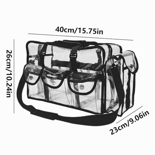 Bolsa cosmética transparente contra derrames e ideal para la playa 2
