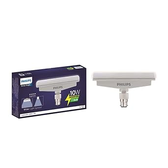 PHILIPS 10-Watts B22 Inverter Rechargeable LED T-Bulb - Cool Day Light (White, Pack of 1) (TEm10w_Pk of 1)