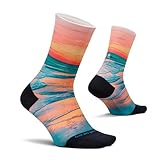 Feetures Elite Ultra Light Cushion Mini Crew Sock - Calcetines deportivos con compresión específica, Medium