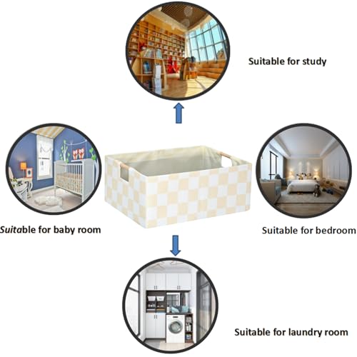 Image of Storage Bin for Shelves Rectangle Closet Baskets Foldable Box with Handles, Gray Storage Bins, Storage Boxes for Home Office Car Dormroom