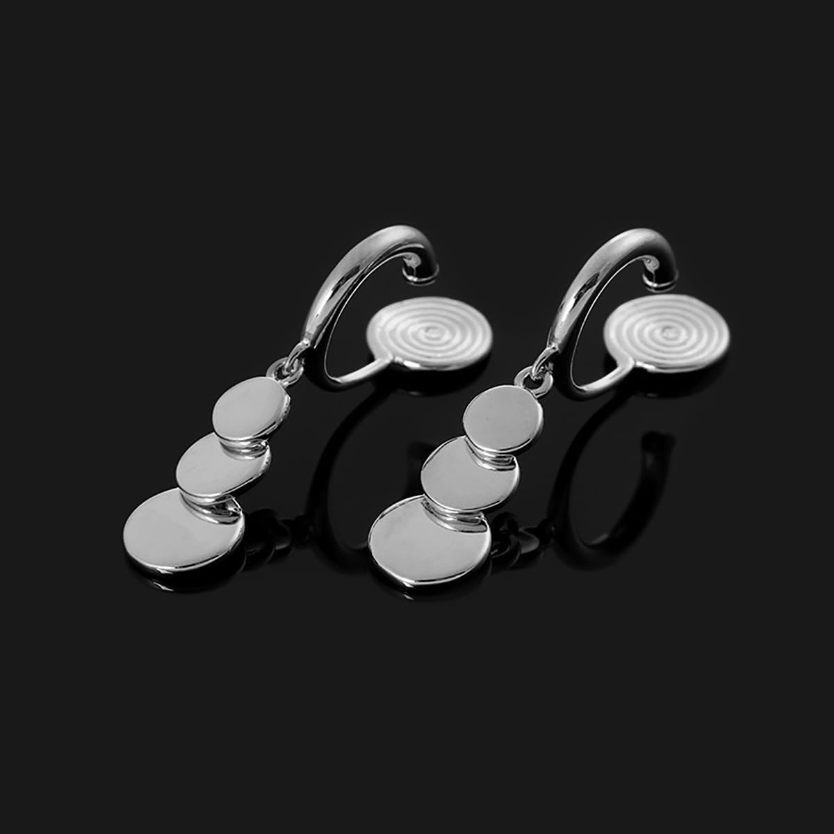 LIGHT RAIN Clip-On Earrings, All-Day Wear Gold & Silver Plated Stud, Hoop, Dangle Design Jewelry for Non-Pierced Ears - Image 2