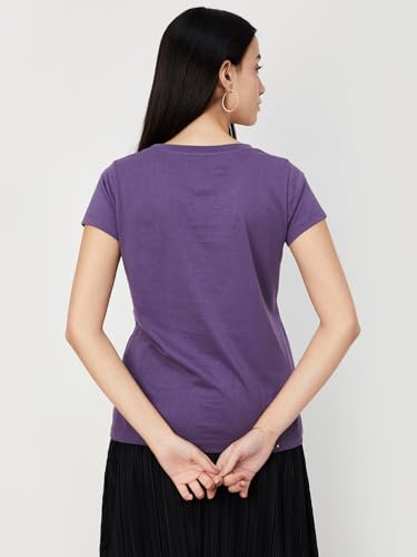 Image of Max Women's Cotton Regular Fit Graphic Printed T-Shirt - Pack of 2