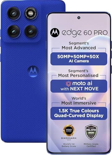 Image of Motorola Edge 60 Pro (Blue 12GB RAM 256GB Storage)