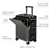 AIWEINY Suitcase Carry-on Luggage Spring-Summer Travel Airline Approved with TSA Lock 360° Wheel PC Hard Shell and Aluminum Frame Pressure-Resistant (Black, 24‘’)