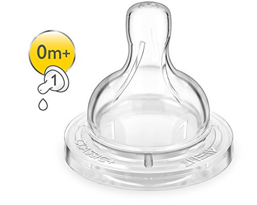 Bico Mamadeira Clássica Número 1, Philips Avent, Transparente, Tamanho 1