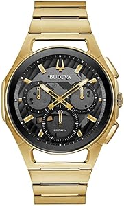 Bulova Curv High Performance Quartz Stainless Steel Watch