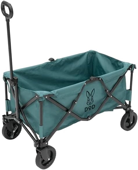 DOD Uma Folding Wagon - Heavy Duty Collapsible Wagon for All Outdoor Activities - Blue