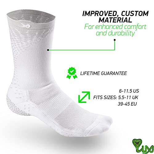 Lux V2 Anti-Slip Soccer Grip Socks For Men/Boys/Youth W/Griparray™ Non-Slip Grips Technology… #TOP2