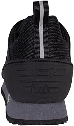 EA7 Mens Logo Running Style Sneakers Black 11 | Image 4