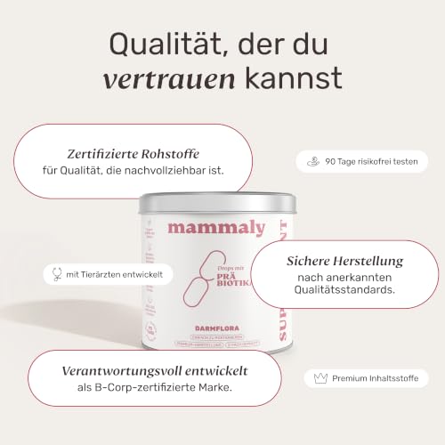 mammaly Präbiotika Darmflora-Drops mit Lamm für Hunde (200 Drops) – Ansicht 6