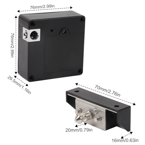 RFID Locks for Cabinets, NFC Smart Cabinet Lock with 2 Cards, Bluetooth App by Qivine - Used condition - Image 3
