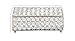 Deco 79 Metal Decorative Jewelry Box Jewelry Organizer with Crystal Accents, Jewelry Holder 8