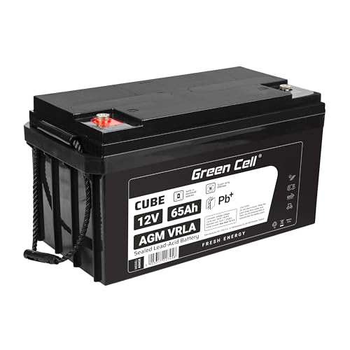 AGM Akku Blei-akku Ladegerät Blei-Batterie USV Gelakku Ersatzakku Lead-Acid Notstrom Unbemannt 12V 65Ah Rollstuhl Fischkutter Batterie Photovoltaik Caravan Golf Trolley Wohnmobil Antrieb