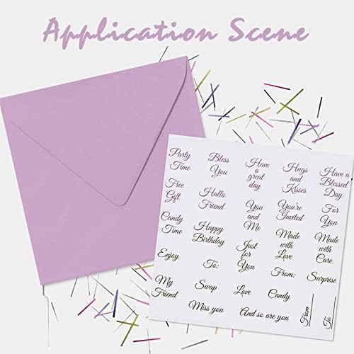 GLOBLELAND Words Clear Stamps Silicone Stamp Seal Handwriting Transparent Silicone Stamps for Gift Tags Label Card Making Journaling and Scrapbooking Decoration