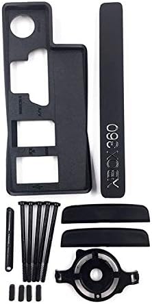 New Replacement Top Upper & Bottom Cover Full Housing Shell Case Cover with Kits for Xbox 360 Slim Console Black