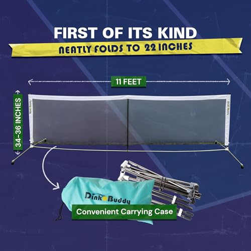 Dink Buddy Pickleball Net Setup in Outdoor Space