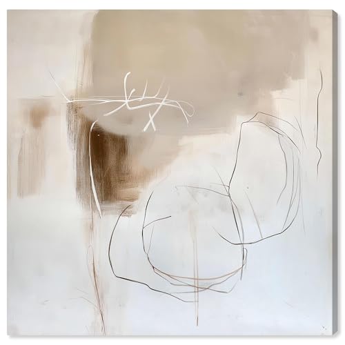 Art Remedy Boho Abstracts Canvas, 30" x 30", Gallery Wrapped, Beauty of Less II