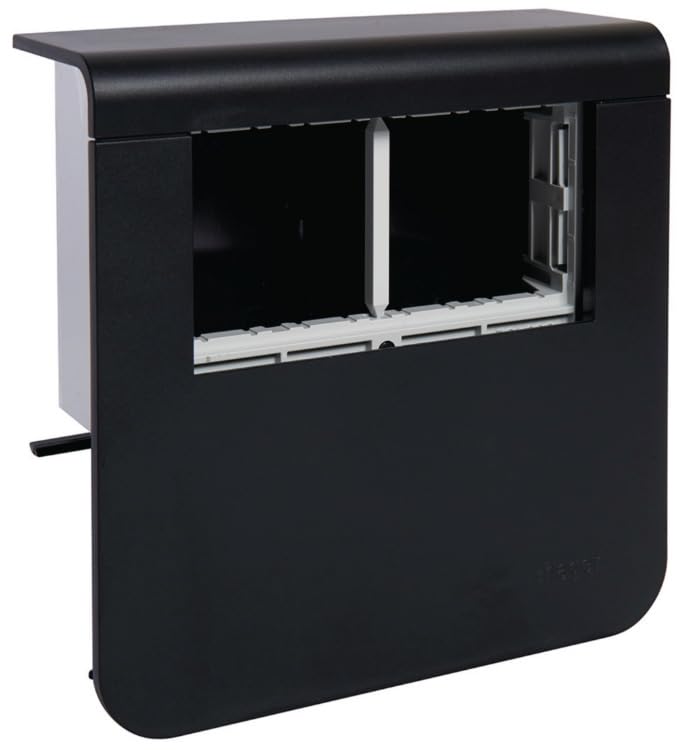 Prises instables ? Fixez le boîtier Caja SL 55 mécanisme 45x45 RAL9011