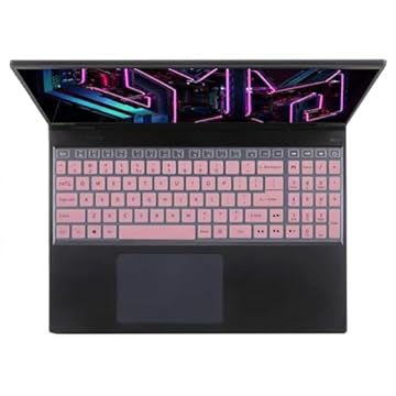 Capa de teclado compatível com Acer Predator Helios 300 PH315-54/53/52 PH317-56/54/53 39.6 cm 43.9 cm, Nitro 7 AN715-51/52, 2023 Nitro 16 / Nitro 17, Acer Predator Helios 16 18 PHP. 16-71 PH18-71