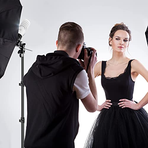 Gloshooting Photography Umbrella Continuous Lighting Kit, Professional 600W Photo Studio White Reflective Umbrella With Light Stand And 2 Sand Bags For Portrait, Video, Photoshoot #TOP5